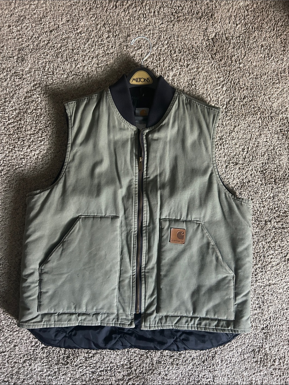 Carhartt Men's Olive Green Vest